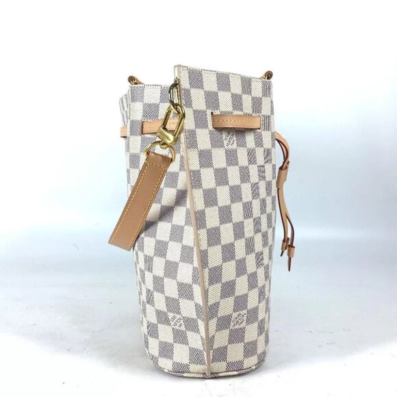 LOUIS VUITTON N41579 Damier Azur Giroratta Bag 2WAY bag Drawstring Shoulder bag - Picture 7 of 16